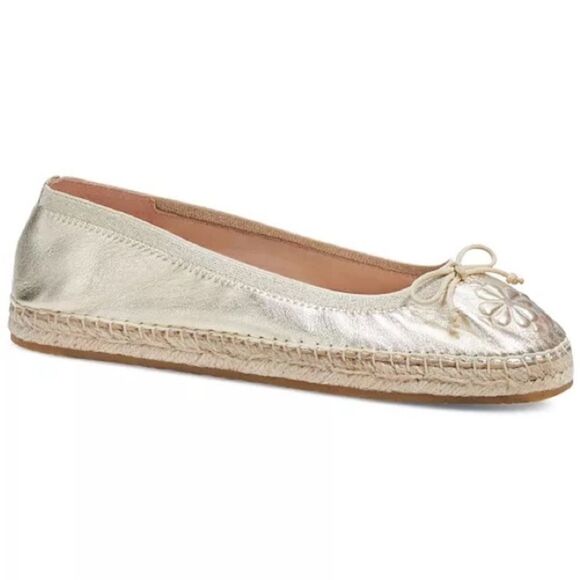 KATE SPADE Gold Metallic
Women's Clubhouse Espadrille Flats size 9 - Picture 1 of 9